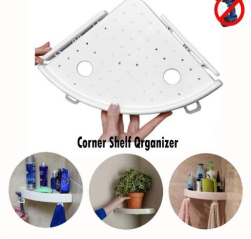 Free shipping Snap Up Shelf Bathroom Corner Storage Holder Shelves Rack Organizer Shower Wall Shelf Corner Storage Snapup Shelf