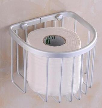 The new space aluminum bath shelf toilet paper towel box of towel rack toilet paper basket bathroom pendant