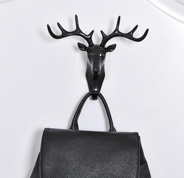 David's deer Plastic Hooks Living Room Bathroom Decoration Lovely Wall Door Holder Hook Hanger Hanging Towels Robe Hooks