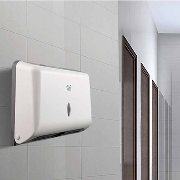 Wall-mounted Bathroom Tissue Dispenser Tissue Box Holder for Multifold Paper Towels