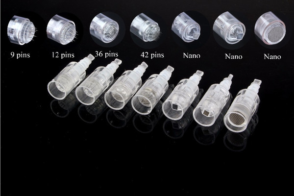 10piece 1/3/5/7/9/12/36/42 Nano pins Needle Cartridge for MYM Derma pen Micro Needle DR. Pen For Dermapen