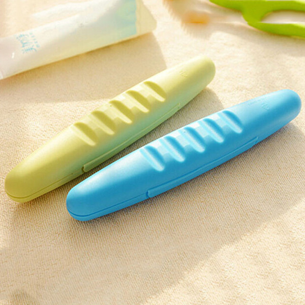 1 PCS Portable Holder Four Colors Candy Dust Antibacterial Toothbrush Box Traveling Teeth Storage Protection Box