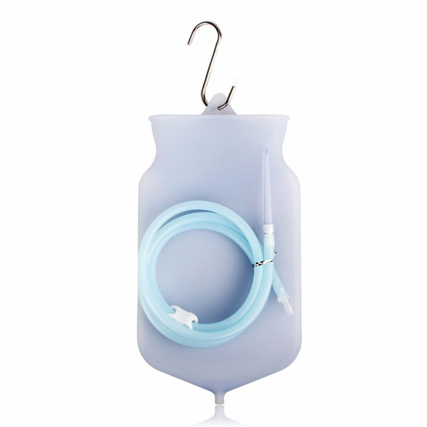 2000ml Enema Bag Sets for Colon Cleansing with Silicone Hose Health Anal Vagina Cleaner Washing Enema Kit Flusher Constipation Wash