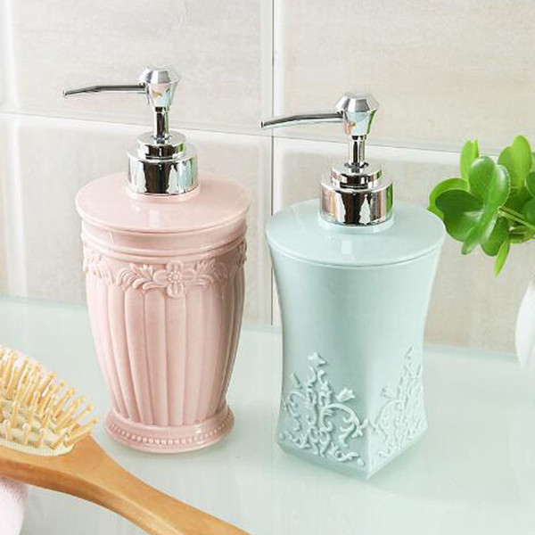 400ml Shampoo Empty Bottle Cosmetic Cream Lotion Containers Press Bottles Liquid Soap Dispenser Shower Bathroom Accessories