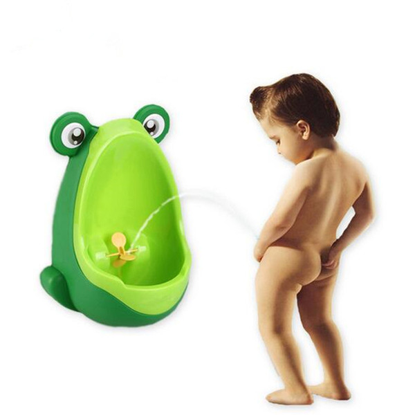 Wall-Mounted Children Baby Potty Toilet Training Kids Urinal Boy Plastic Toilet Seat High Quality Baby Care Groove Product Children Toilet+B