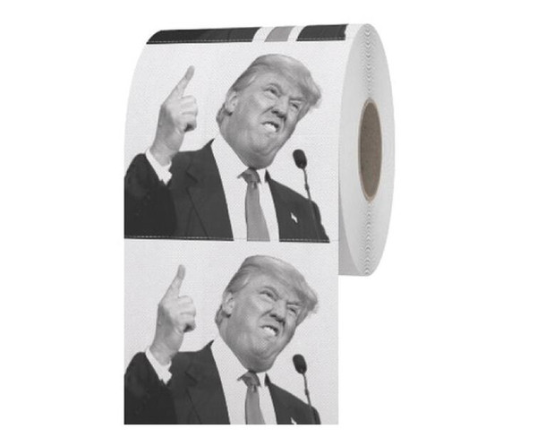 Paper Hillary Clinton Donald Trump Barack Obama Toilet Paper - Novelty Funny Toilet Paper Gag Gift TOP1356