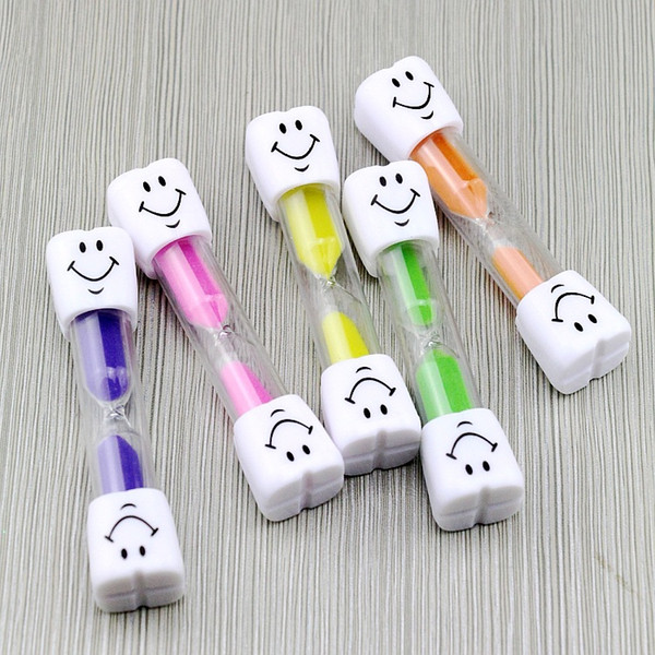 Sand Clock 3 Minutes Smiling Face The Hourglass Decorative Household Kids Toothbrush Timer Sand Clock Gifts Ornaments Christmas