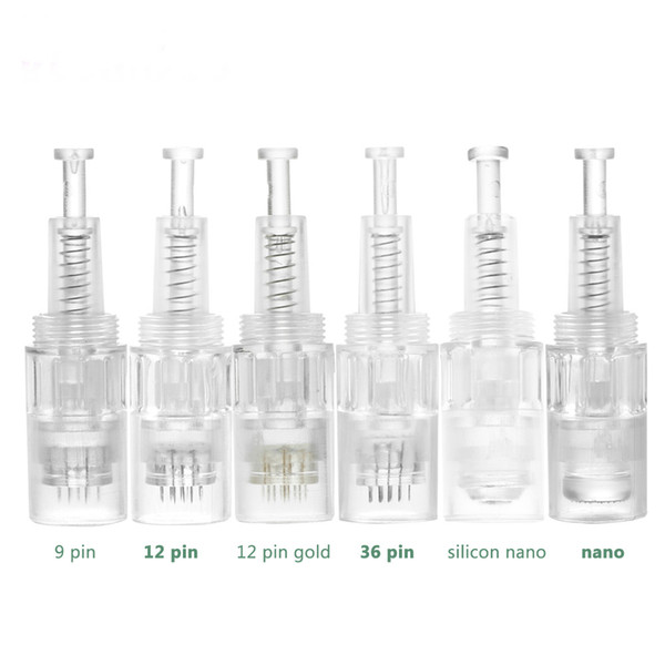 Screw Cartridge Replacement For Derma Pen Micro needle 9 pin / 12 pin / 36 pin / nano Micro Nano Needles Tattoo Needles