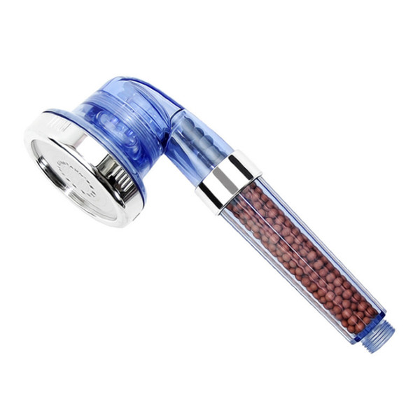 Healthy Negative Ion Spa Shower Head Sprinkler Negative Ions Anion Temperature Sensor RGB Color Hand Held Spa Shower Nozzle ZK174234302