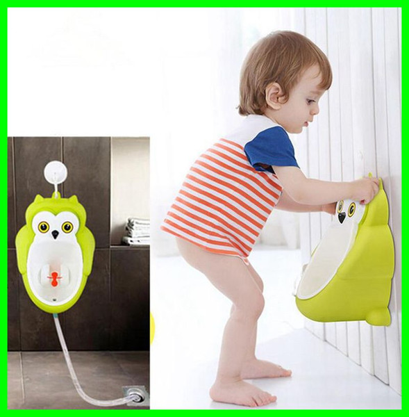 Owl Design Wall-hanging Auto Washing Baby Potty Portable Brushless Kids Training Toilets Potty Training Toilet for Little Children Boys