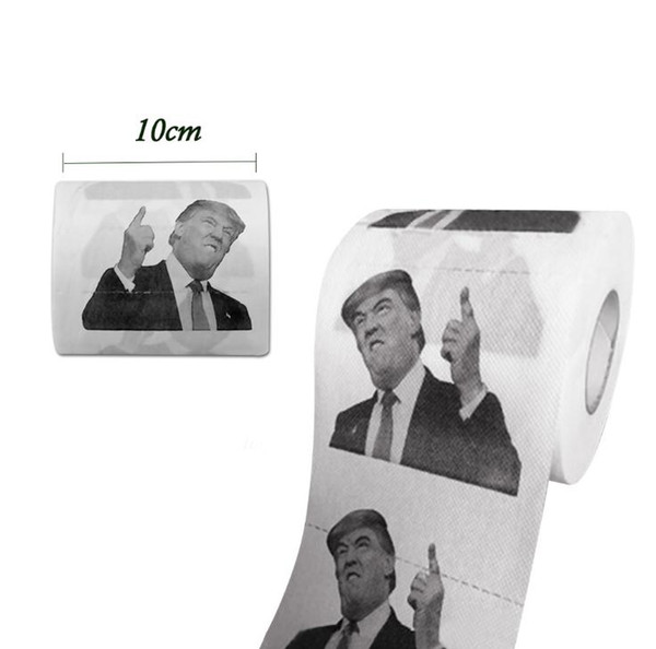 Creative Toilet Paper with Donald Trump Photo Printing Gag Gifts 3 layer Toilet Paper SN2344