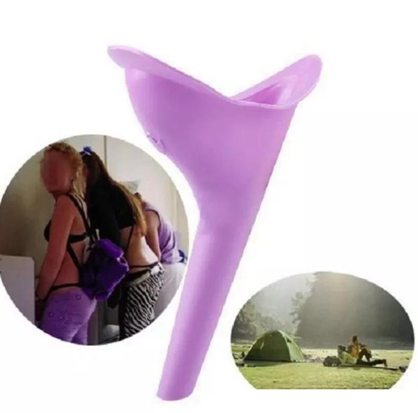 Vogue Camping Travelling Female Lady She Can Wee Urine Urinal Director Funnel OPP bag Free Shipping 500pcs