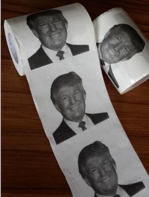 Fairly Odd Novelties 1 Roll Donald Trump Paper Toilet Paper Novelty Political Hummor Funny Gag Gift