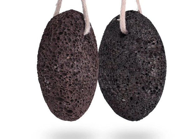 Black&Brown Earth Lava Original Lava Pumice Stone for Foot Callus Remover Pedicure SPA Tools Foot Pumice Stone Skin Care