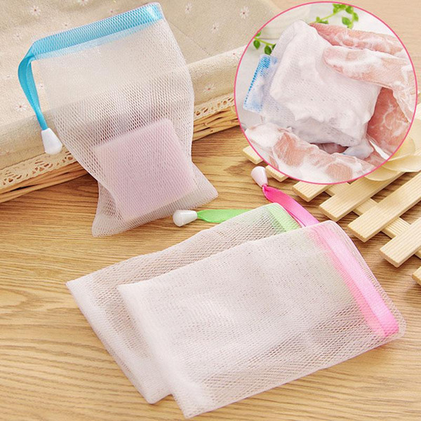 New Foaming Net Handmade Soap Bubble Foaming Net Cleansing Cream Cleansing Soap Wash Soap Bubble Bag Net Bag WX-T06