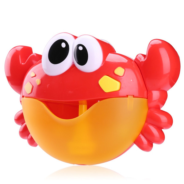 Outdoor Bubble Frog&Crabs Baby Bath Toy Bubble Maker Swimming Bathtub Soap Machine Toys for Children With Music Water Toy