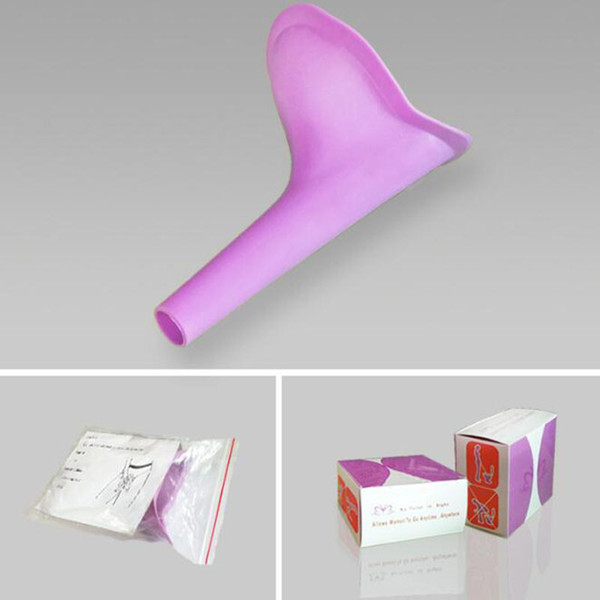 New Design Women Urinal Travel Outdoor Camping Soft Silicone Urination Device Stand Up & Pee Female Urinal Toilet