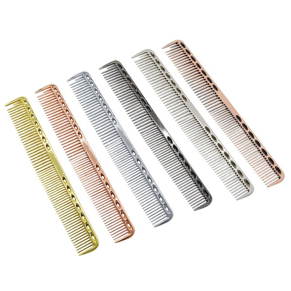 Space Aluminum Anti Static Comb Pure Color Male And Female Fashion Portable Wear Resistant Small New Arrival