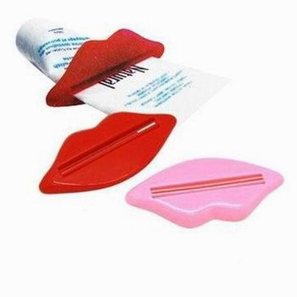 Pink Red Lip Kiss Bathroom Tube Dispenser Toothpaste Squeezer Toothpaste Tube Squeezer Wholesale Cheap Promotion Gifts