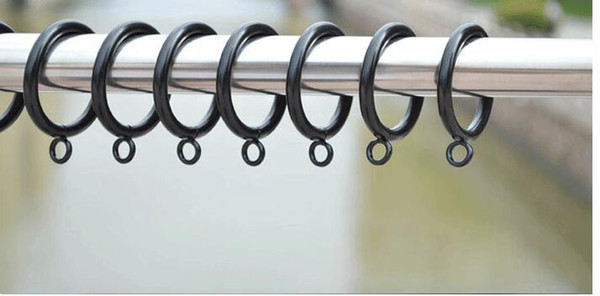 Durable Iron Curtain Clip With Circles Essential Home Bathroom Door Window Curtains Ring Electroplate Simple Design Hook Sturdy