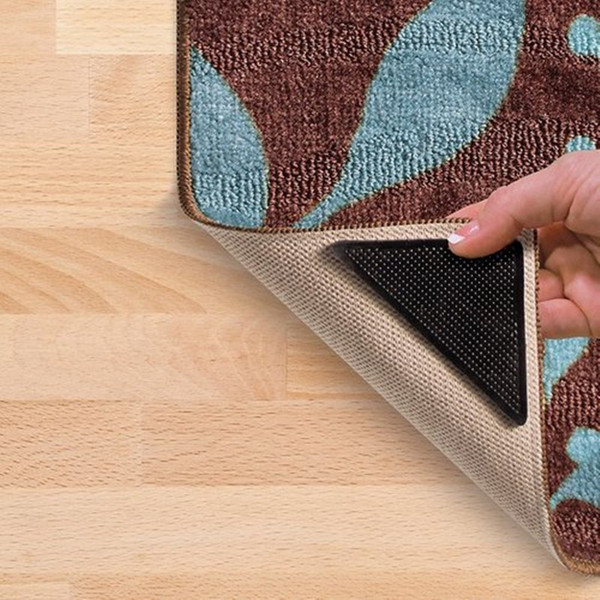 Free Shipping Washable Rug Carpet Mat Grippers Non Slip Silicone Grip For Home Bath Living Room