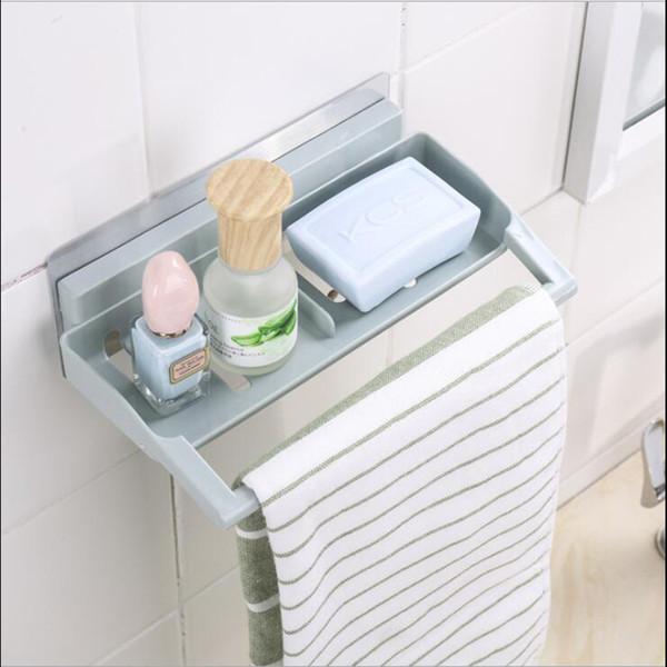 Functional Etagere Rangement Salle De Bain Mural Repisa Bathroom Accessories Storage Shelf Estantes Organizadoras Towel Holder Rack