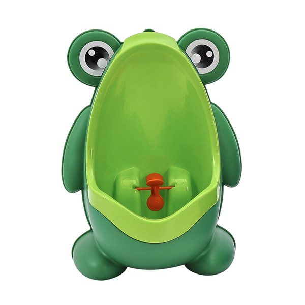 Green Blue Frog Baby Toilet Training Children Potty Urinal Pee Trainer Urine For Boys with Funny Aiming Target Bath DEC284