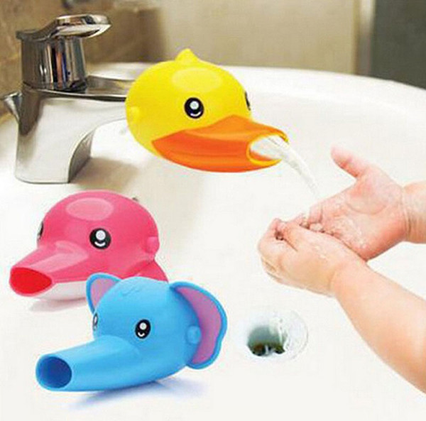 Cartoon Faucet Extender For Kid Children Kid Hand Washing in Bathroom Sink Accessories