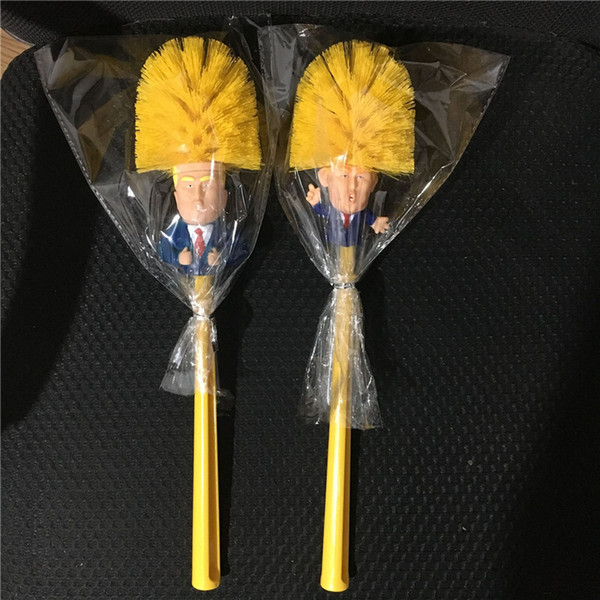 Creative Trump Toilet Brush Home Plastic Toilet Cleaning Tool Supplies 2020 Donald Trump Funny Handle Brushes Household Toilet Cleaner