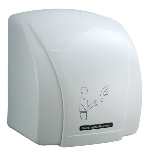 AC 110V wall mounted hands dryer water remover air collecting duct air blowing ABS hand drying