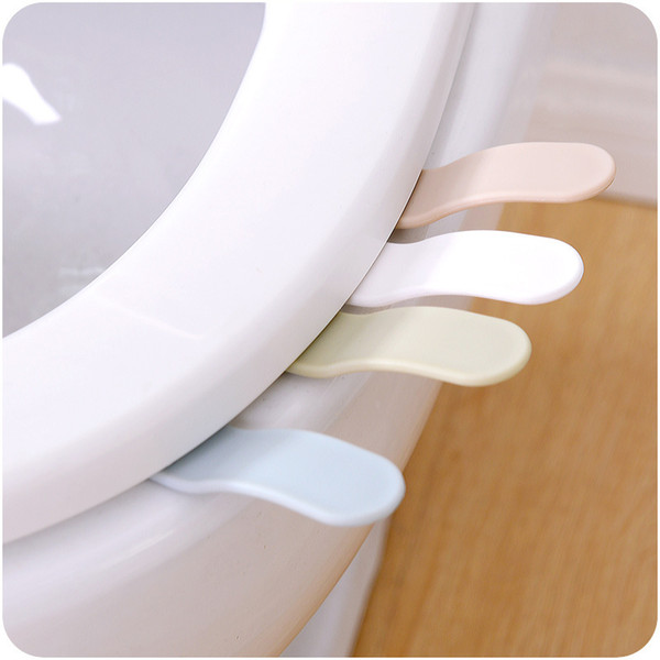 Hot sale Toilet Seat Cover sticking Lifter Handle Avoid Touching Hygienic Clean lifting sticker tool bathroom supply