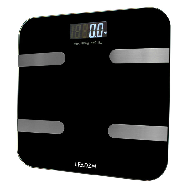 Bluetooth Smart Body Fat Scale Monitor Total Water Muscle and Bone With APP US Shipping