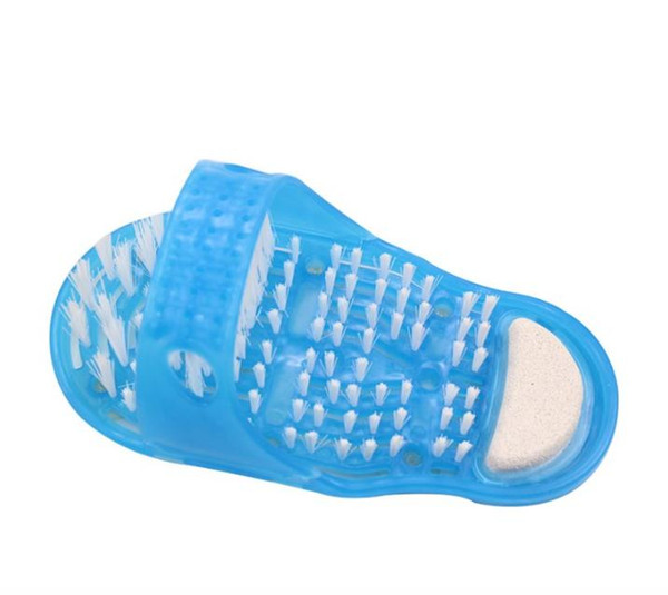 Easy Feet Foot Cleaner Easyfeet Foot Scrubber Brush Massager Clean Bathroom Shower Clean Blue Slippers Spa Treatment 100pcs SN1104