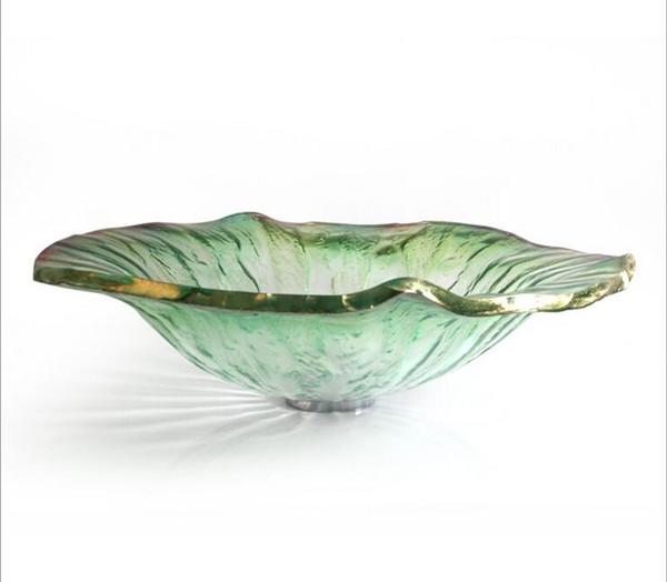 Colorful Transparent Toughened Glass Wash basin Toilet Sink Personality Art on the pot Installed on the counter