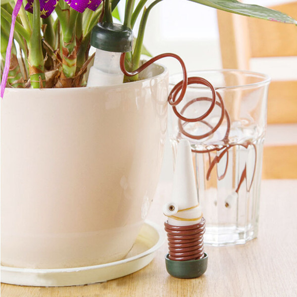 12 pcs/Lot Indoor Auto Drip Irrigation Watering System Automatic Plant Waterers For Houseplant