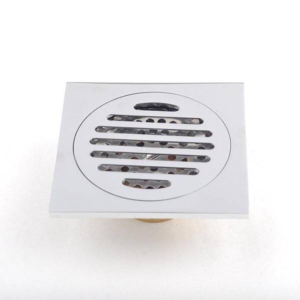 100X100MM square belt buckle floor drain public bathroom outdoor drain copper drain 160313#