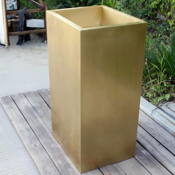 Brass Pedestal Sink Ground-type washstand Customized Office Office Western Restaurant Independent Brass Nordic Column Independent Washbasin