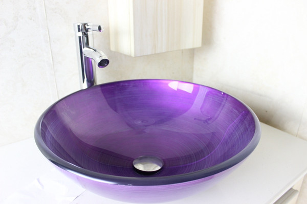 Modern Bathroom Glass Basin bathroom furniture clear tempered glass basins for bathrooms N-795
