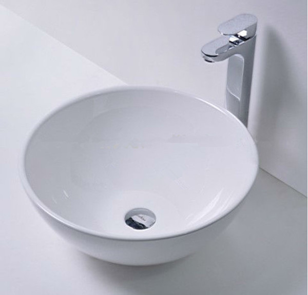 Round Bathroom Solid Surface Stone Wall Hung Sink And Fashionable Cloakroom Stone Wall Mounted Wash Basin Bowl RS38170