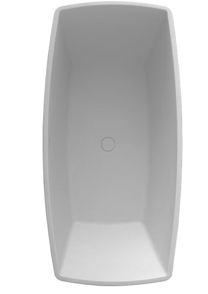 1600x800x630mm BECCO DESIGNER SOLID SURFACE BATHTUB - STONE FINISH ARTIFICIAL STONE BATHTUB CE/CUPC CERTIFICATE RECTANGULAR TUB 65133