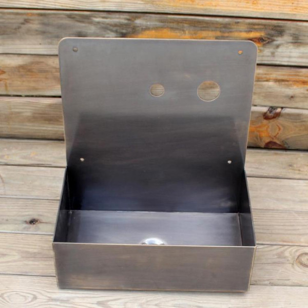 Brass bathroom sink bar sink wall-hung basinshampoo sink rechangular bar washing basin