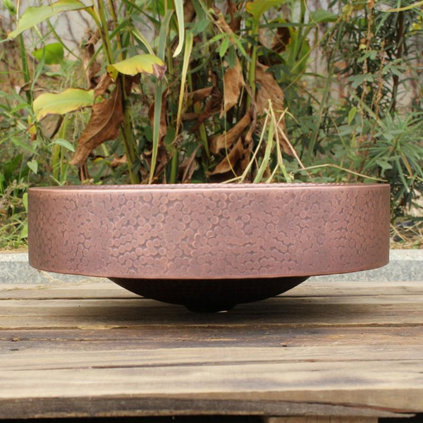 Round Copper VanitySink Hand hammered bathroom sink copper sink china sink