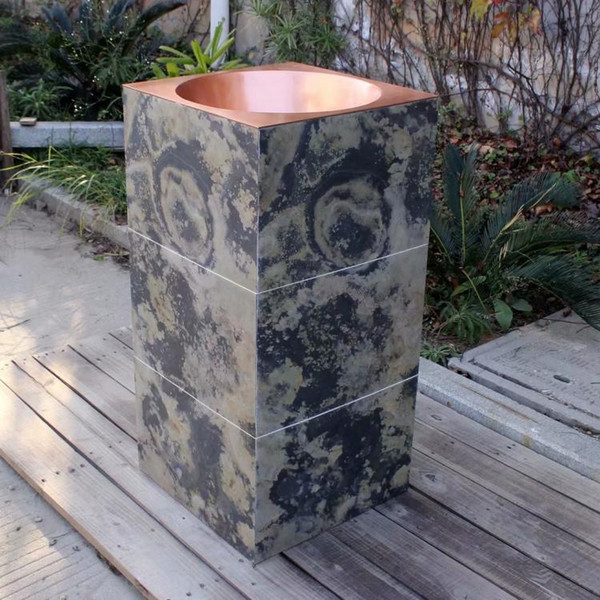 china sink Copper Vanity Sink Copper products bathroom Copper Pedestal Sink