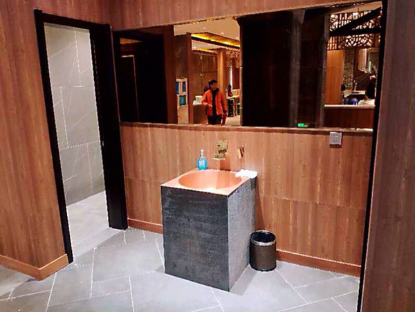 square Copper Vanity Sink Copper products bathroom Copper Pedestal Sink