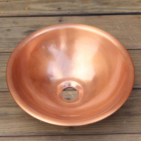 Round bathroom sink Mini washbasin small household washbasin china sink copper product