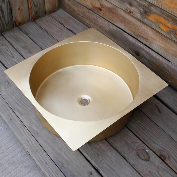 square brass bathroom sink washbasin small household washbasin china sink copper product