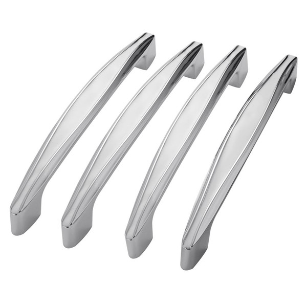 4pcs 128mm Zinc Drawer Cabinet Cupboard Wardrobe Door Handle Knobs Pull Bar HS479