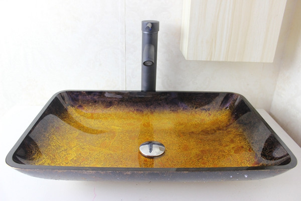 glass bowl sinks Glass Sink Basin tempered glass basin N-686