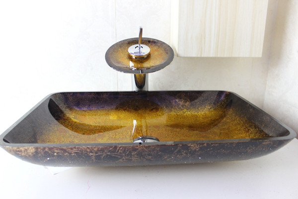 glass bowl sinks Glass Sink Basin tempered glass basin N-691