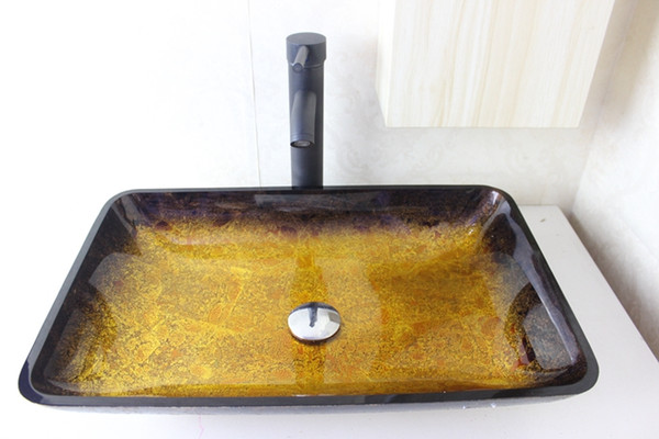 clear tempered glass basins for bathrooms Modern Bathroom Glass BasinN-686